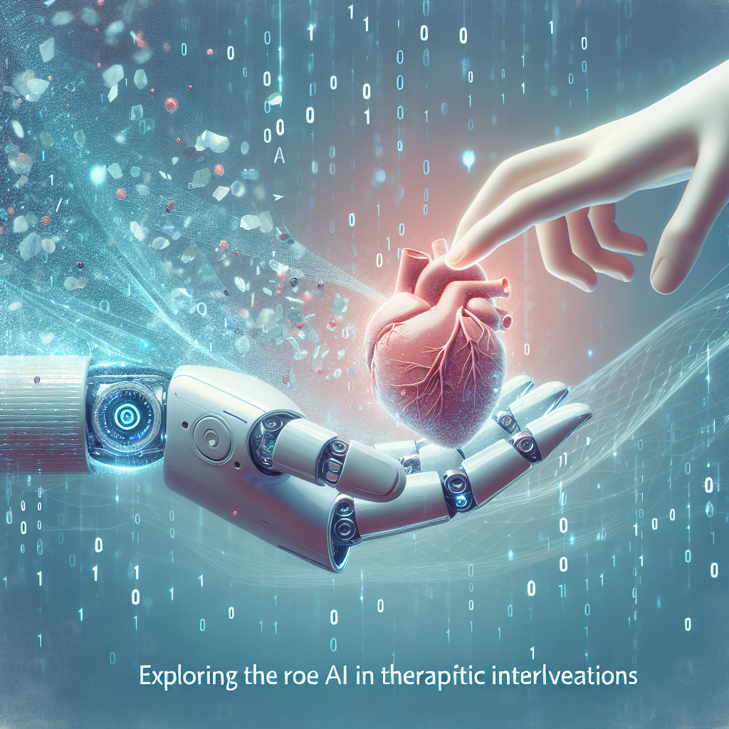 Exploring the Role of AI in Therapeutic Interventions - Solve The Blues